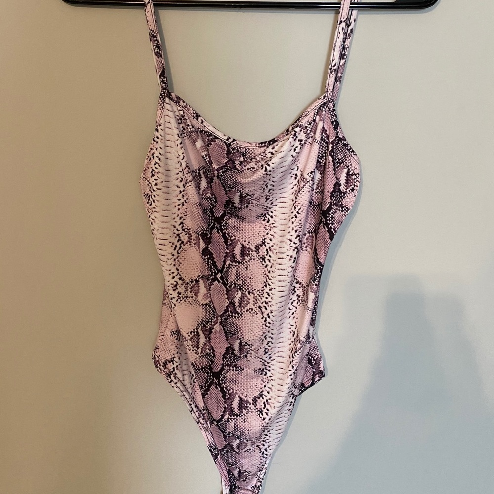 Snakeskin bodysuit